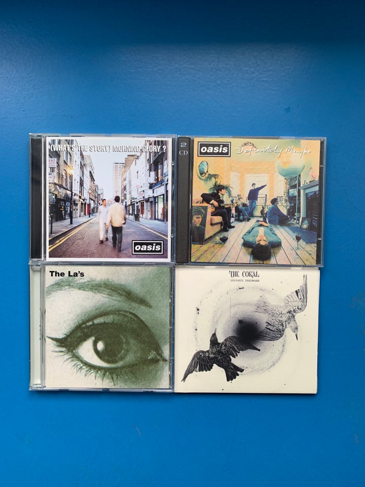 OASIS / THE LA’s / CORAL: 4 CD ALBUMS ,