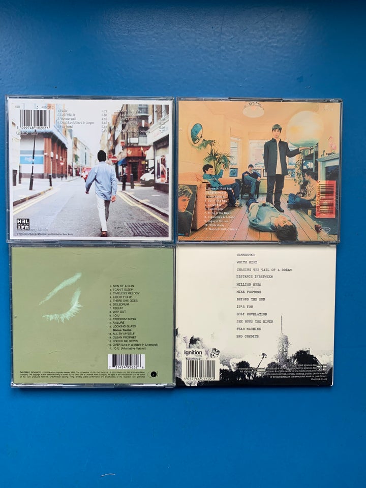 OASIS / THE LA’s / CORAL: 4 CD ALBUMS ,