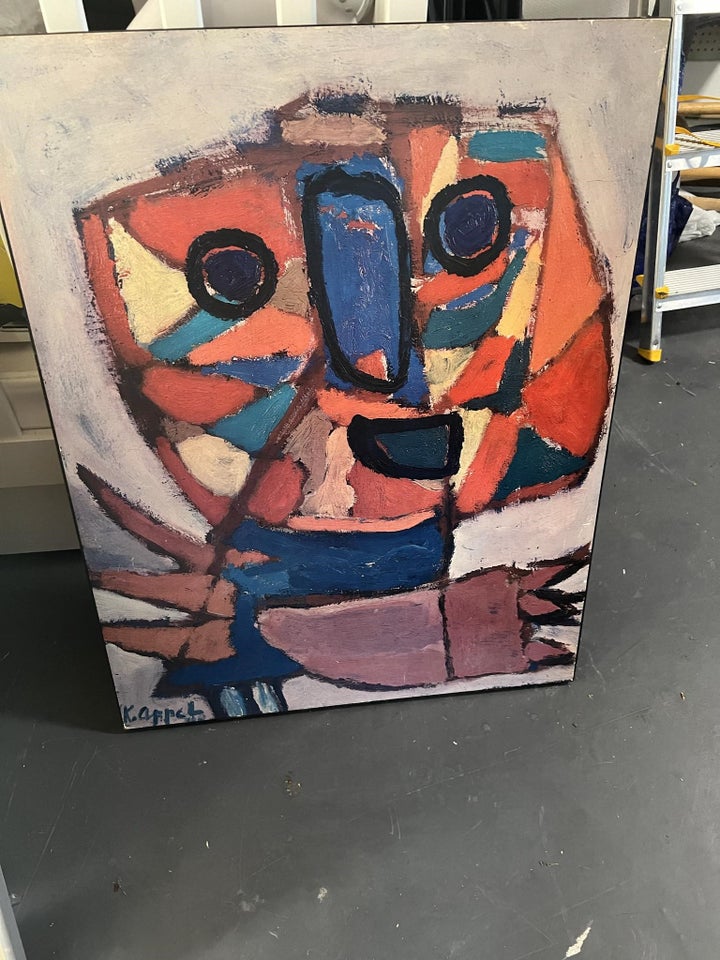 Oil on Card print  Karel Appel