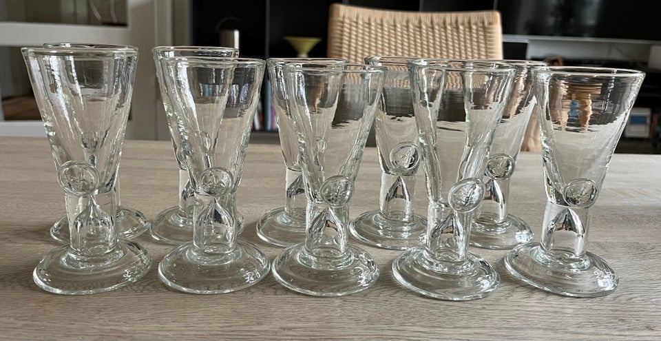 Glas, FRIMURERGLAS - 10 stk.,