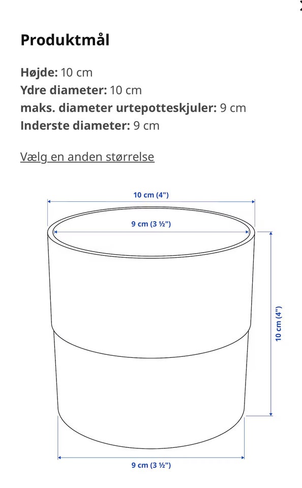 Urtepotteskjuler  Ikea