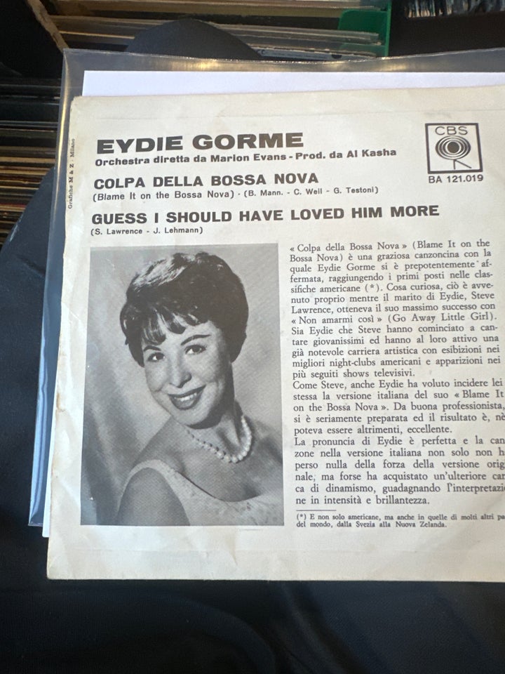 Single, Eydie gorme