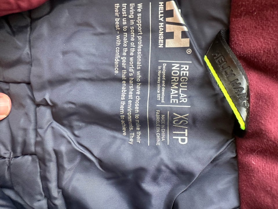 Skisæt, HellyHansen, str. Xs