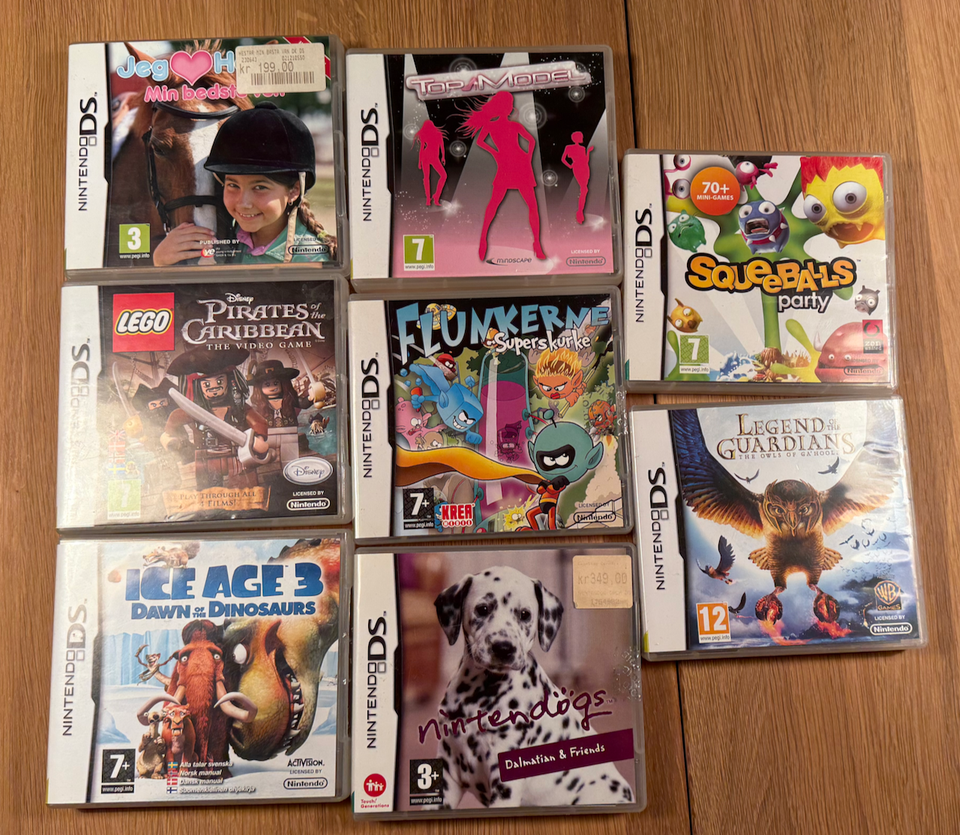 8 spil, Nintendo DS, anden genre