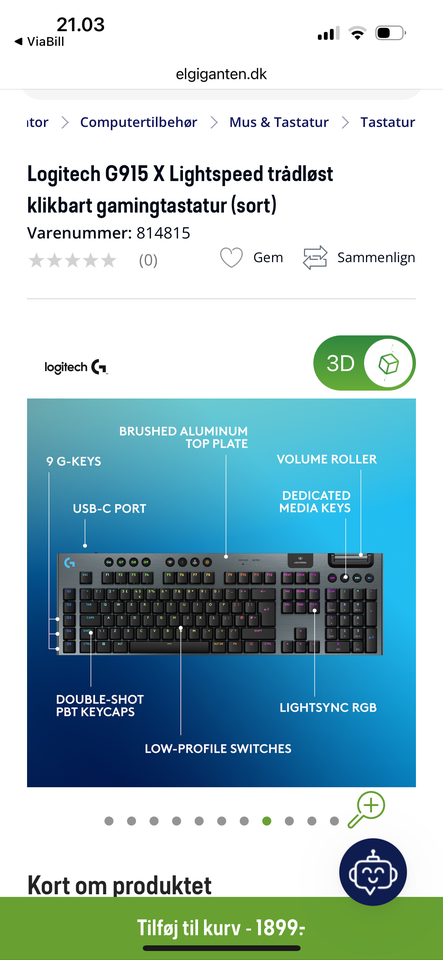 Tastatur, Logitech G915 X