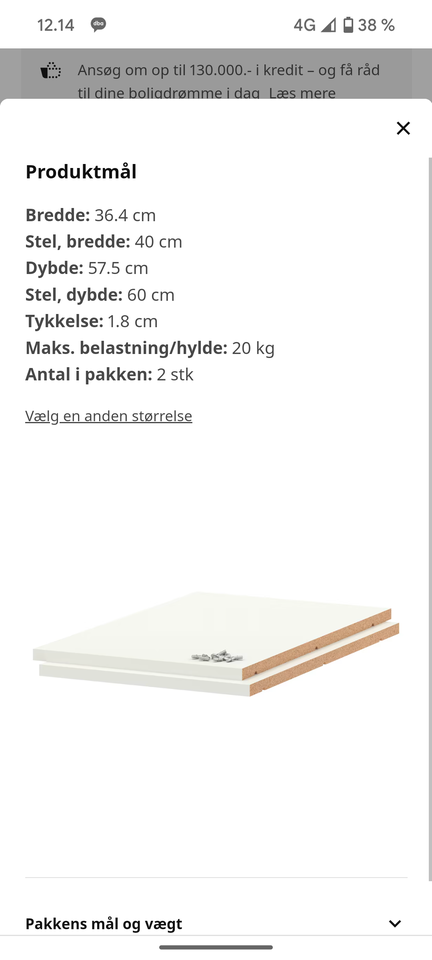 Tilbehør til skabe, Ikea