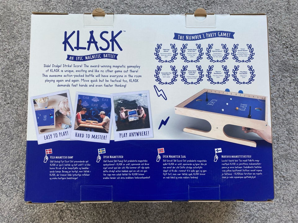 Klask, Familiespil for to,