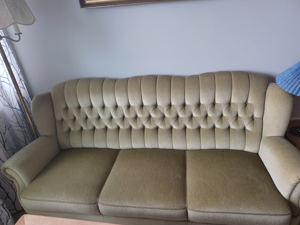 Sofa, velour, 3 pers.