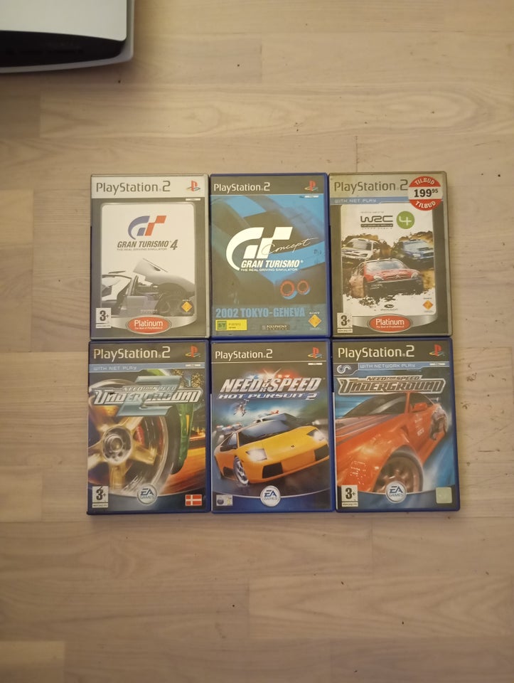 Spil til ps2, PS2, racing