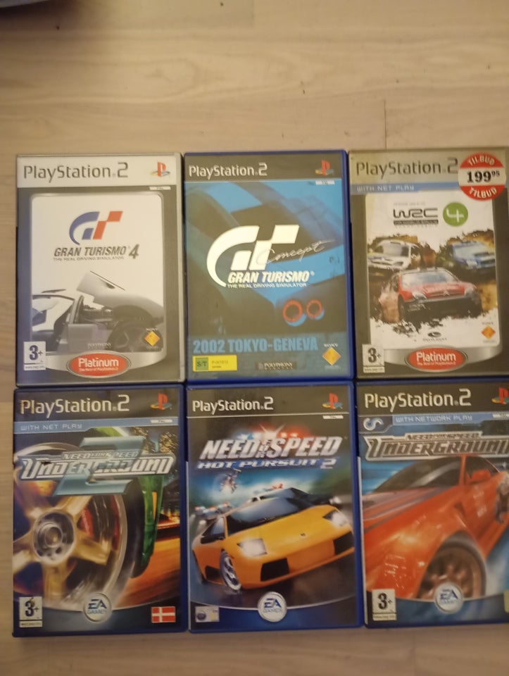 Spil til ps2, PS2, racing