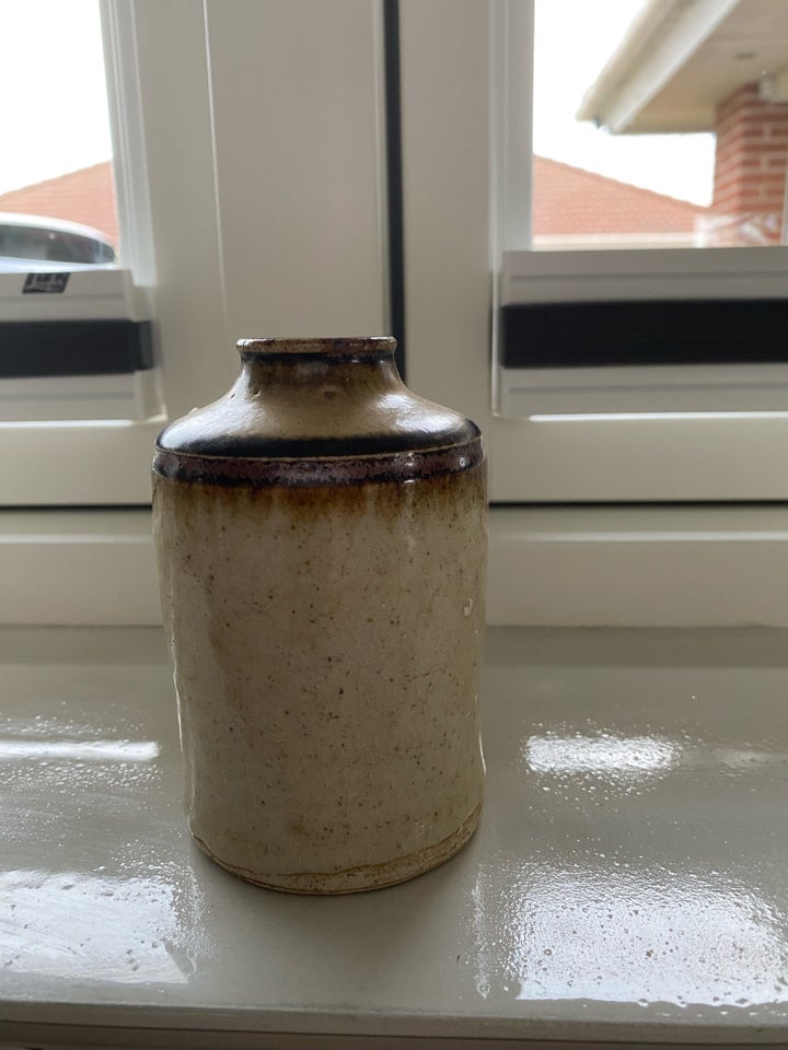 Glaseret keramik vase, Niels Oluf