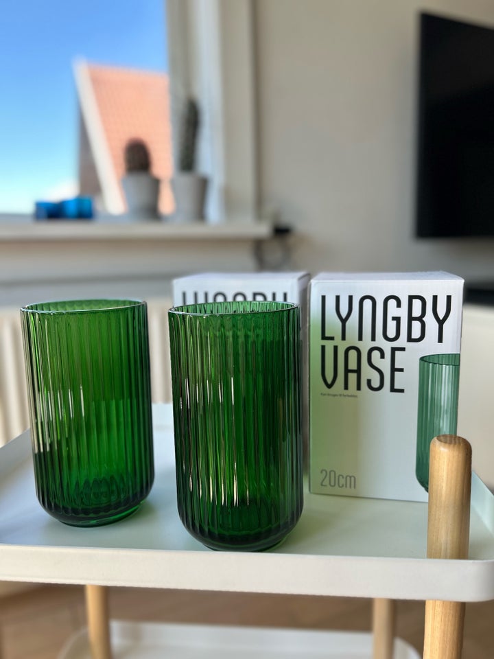 Glas vase  Lyngby vase