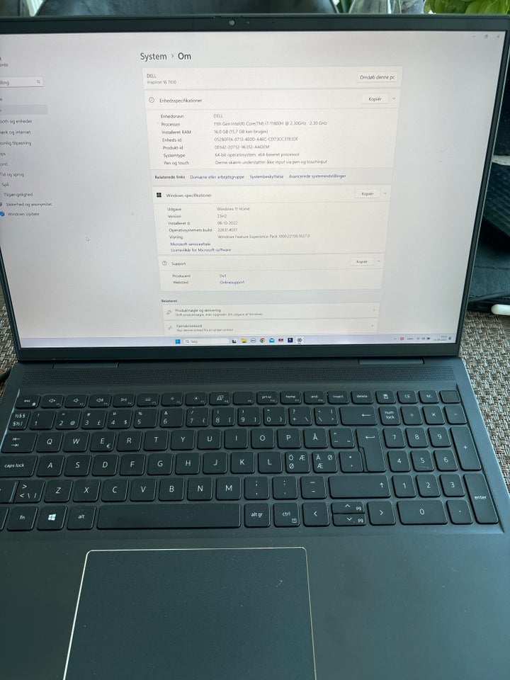 Dell Inspiron 16 plus 7610 23 GHz