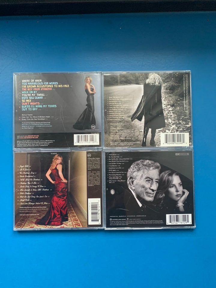 DIANA KRALL: 4 CD ALBUMS, andet