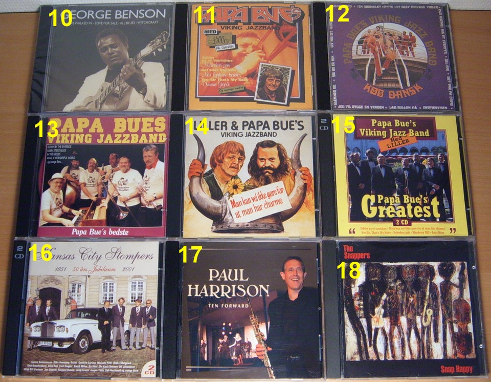 Various: Jazz/Blues CD-albums -