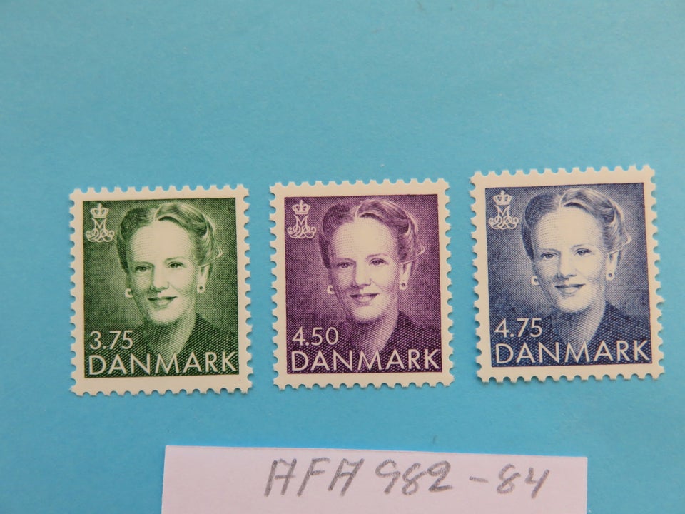 Danmark, postfrisk, AFA 982/84