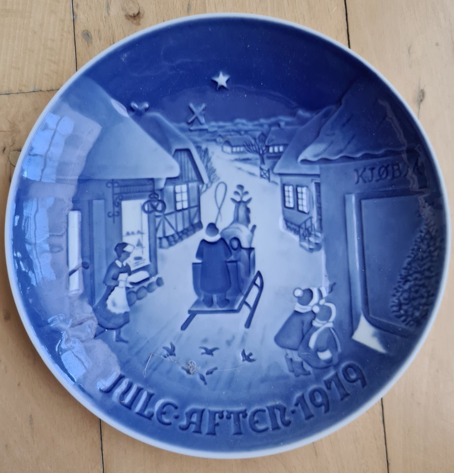 Jule platter, Copenhagen porcelæn