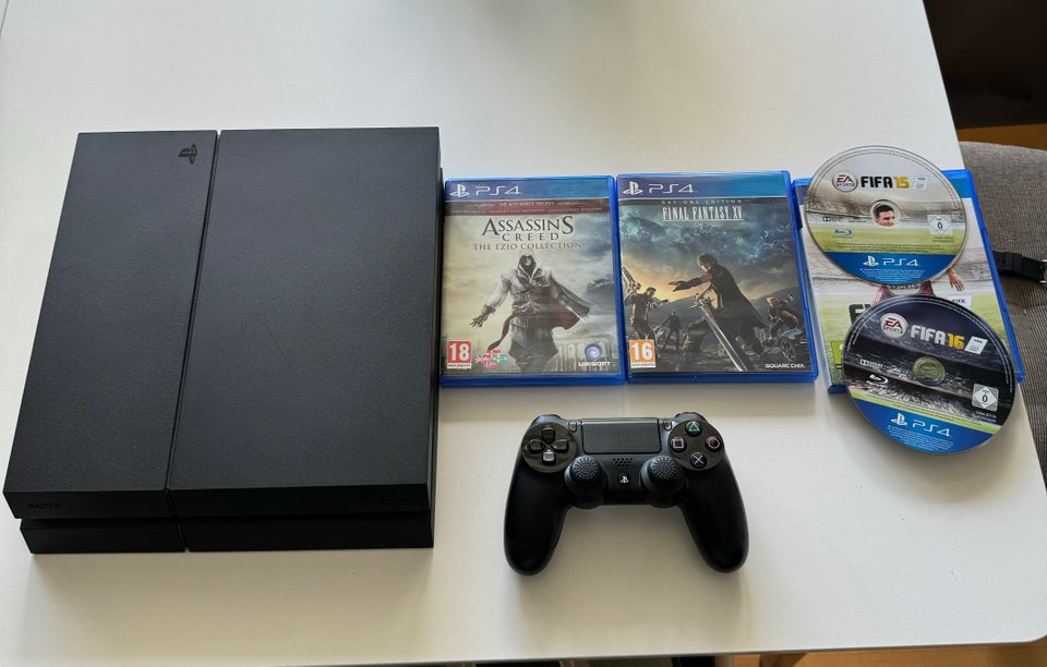 Playstation 4 Med 6 spil! God