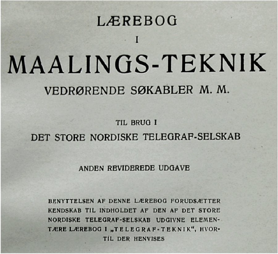 Lærebog i MAALINGS-TEKNIK , emne: