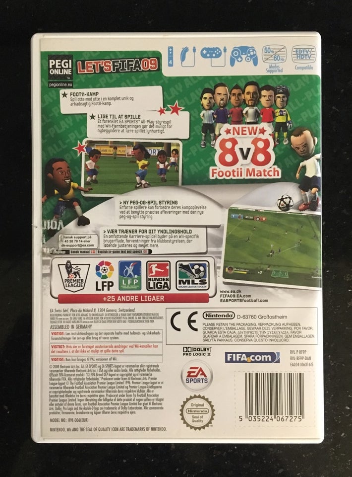 FIFA 09, Nintendo Wii