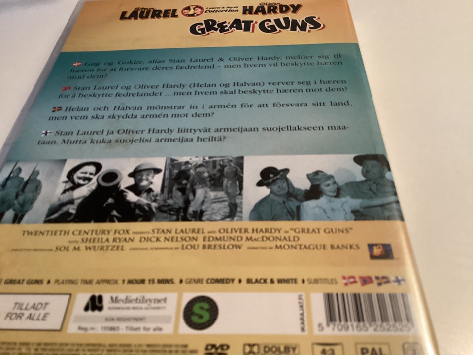 Great guns , DVD, komedie