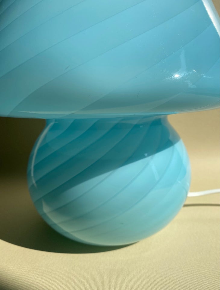 Bordlampe Murano mushroom swirl