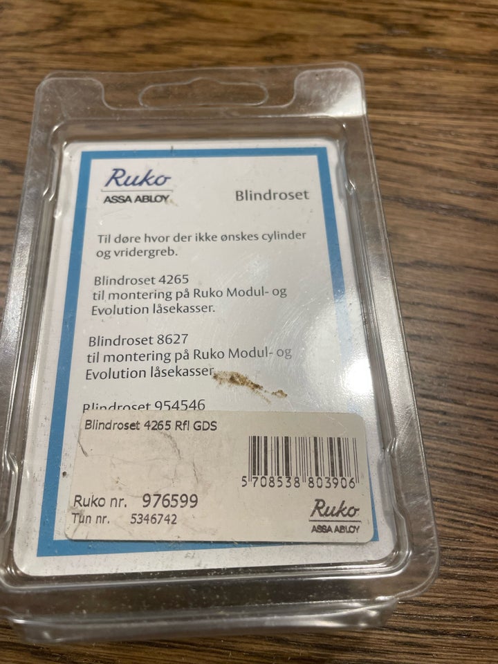 Blindroset 4265, Ruko