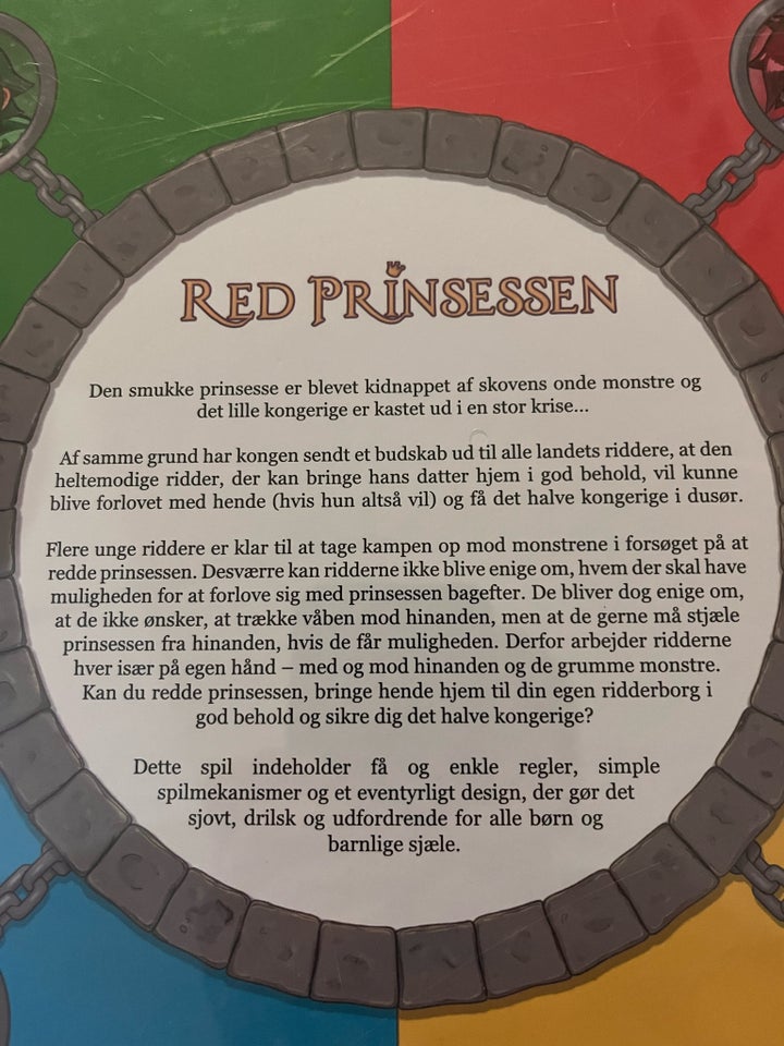 Red prinsessen brætspil