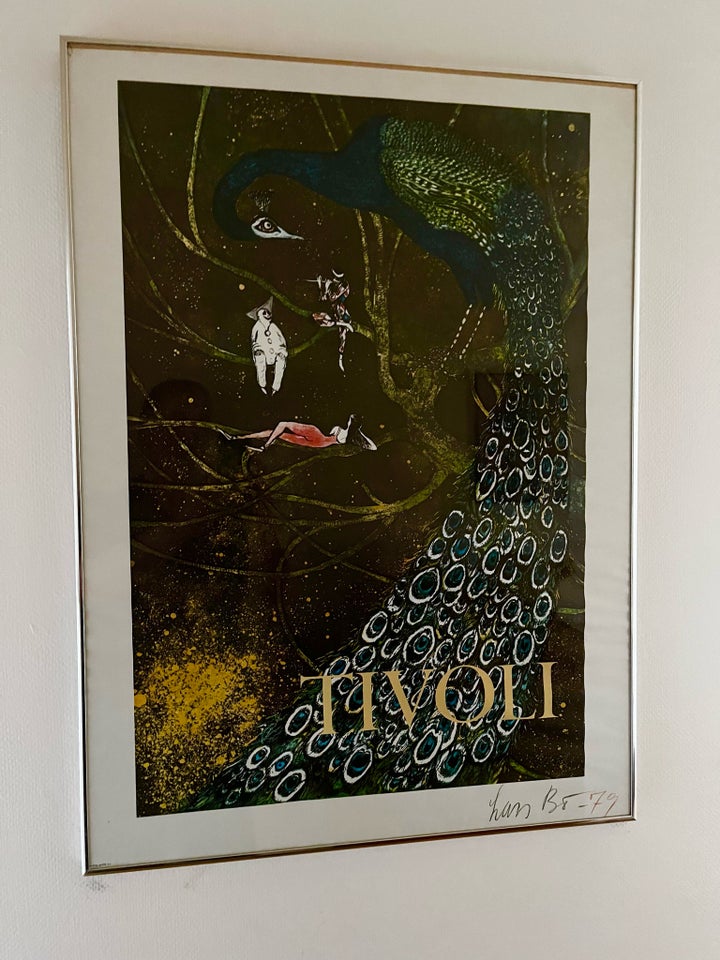 Vintage Tivoli plakat Lars Bo