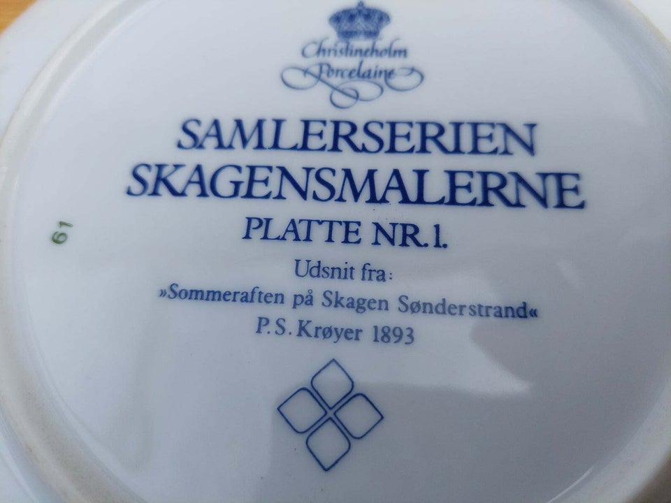 Skagensmalerne platter,