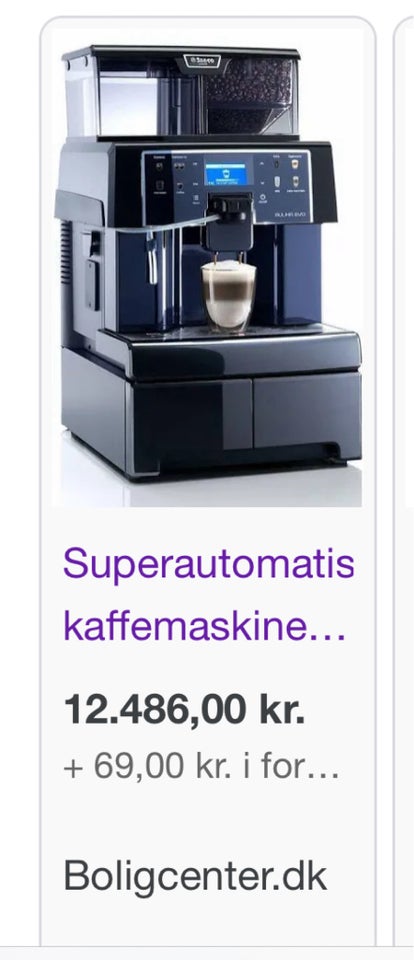 Super automatisk espressomaskine