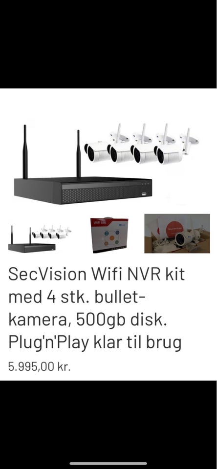 Videoovervågning Secvision