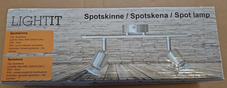 Spot, LightIt spotlampe med 2