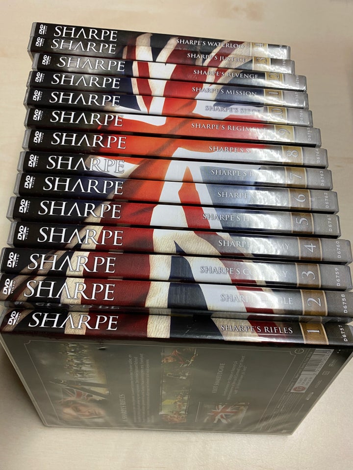 Sharpe 1-14, DVD, TV-serier