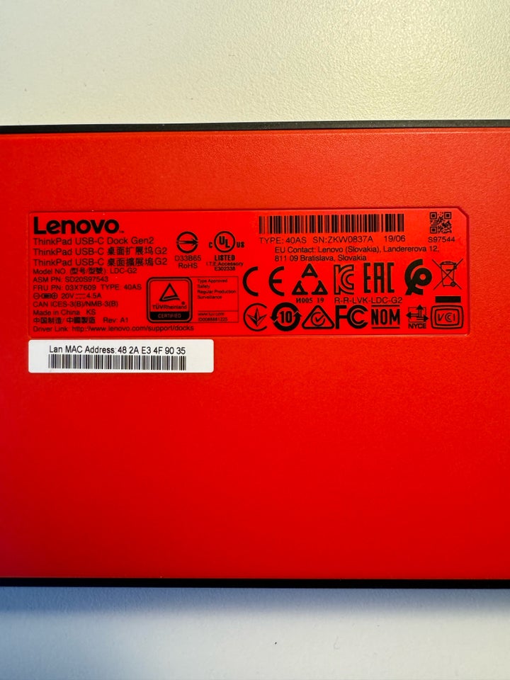 Dockingstation Lenovo Perfekt