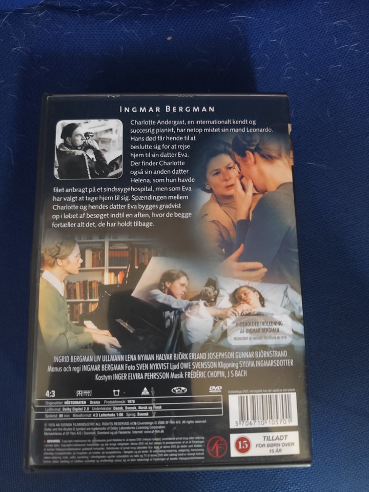 Høstsonaten, DVD, drama