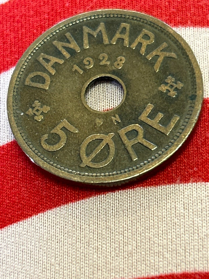 Danmark, mønter, 5 øre