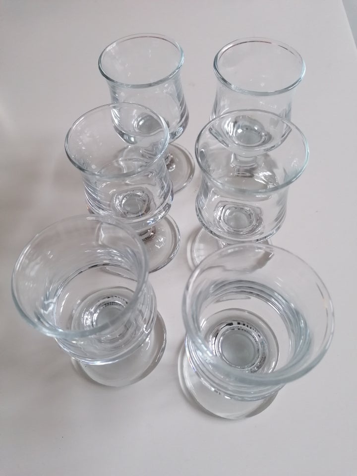 Glas, 7 skibsglas, 11cm høj