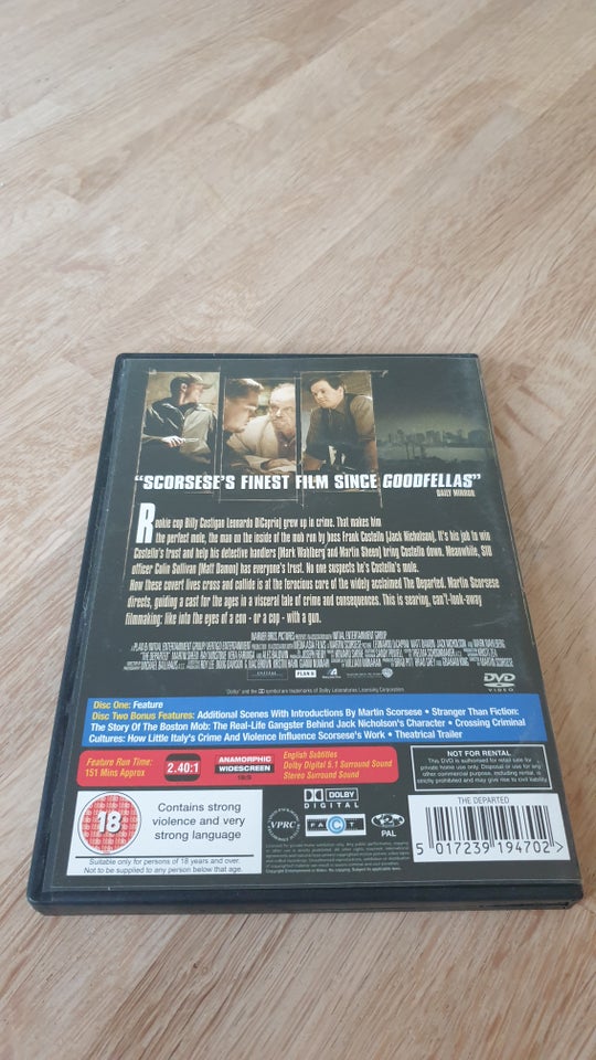 The Departed (Box-set med 2 Discs og