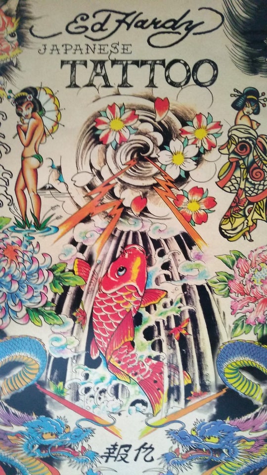 Plakat, Ed Hardy, motiv: Japanese