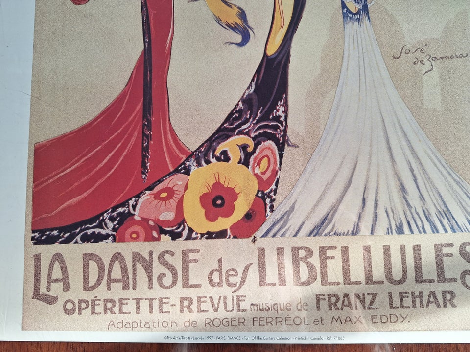 Plakat Art Deco Nouveau, motiv: