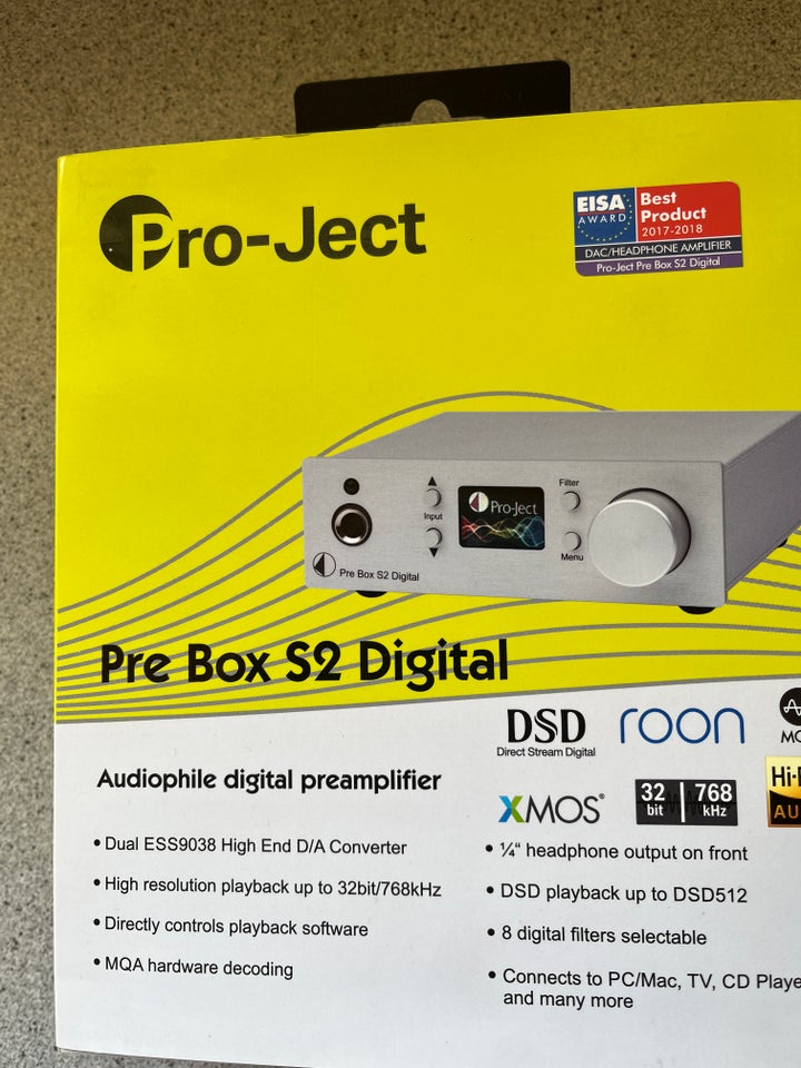 DAC, Pro-ject, Pre Box S2 Digital