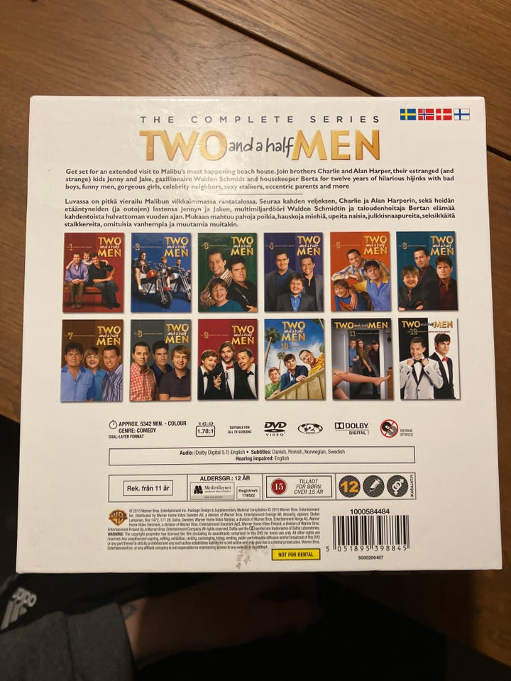 Two and a half men, DVD, komedie