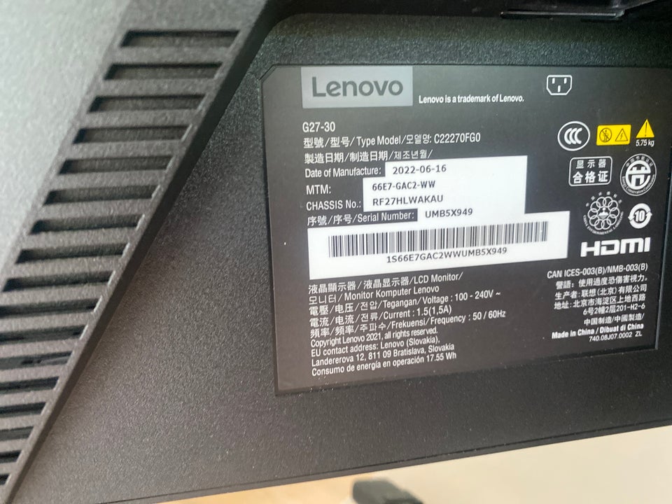 Andet Lenovo G27-30