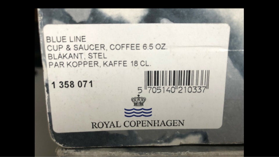 Porcelæn Kaffe kopper