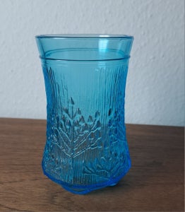 Vase Vintage glas i turkis