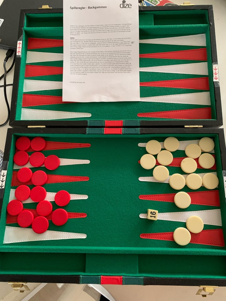 Backgammon, Backgammon kuffert,