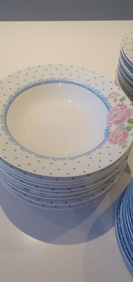 Porcelæn Tallerken sæt Marir