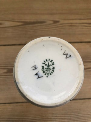 Porcelæn Vase Lilien porzellan