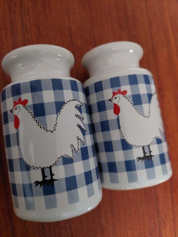 Salt / peber bøsser porcelæn